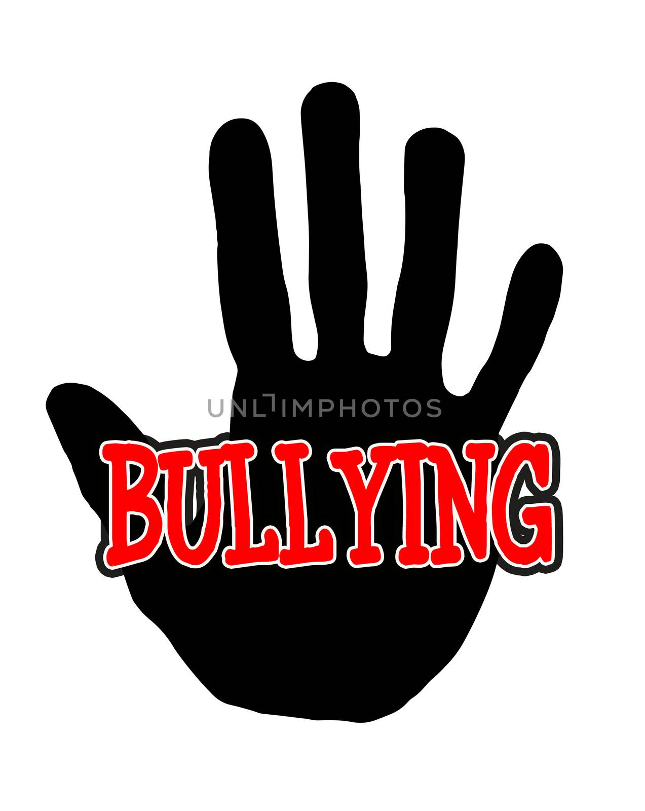 Handprint bullying by Milovan