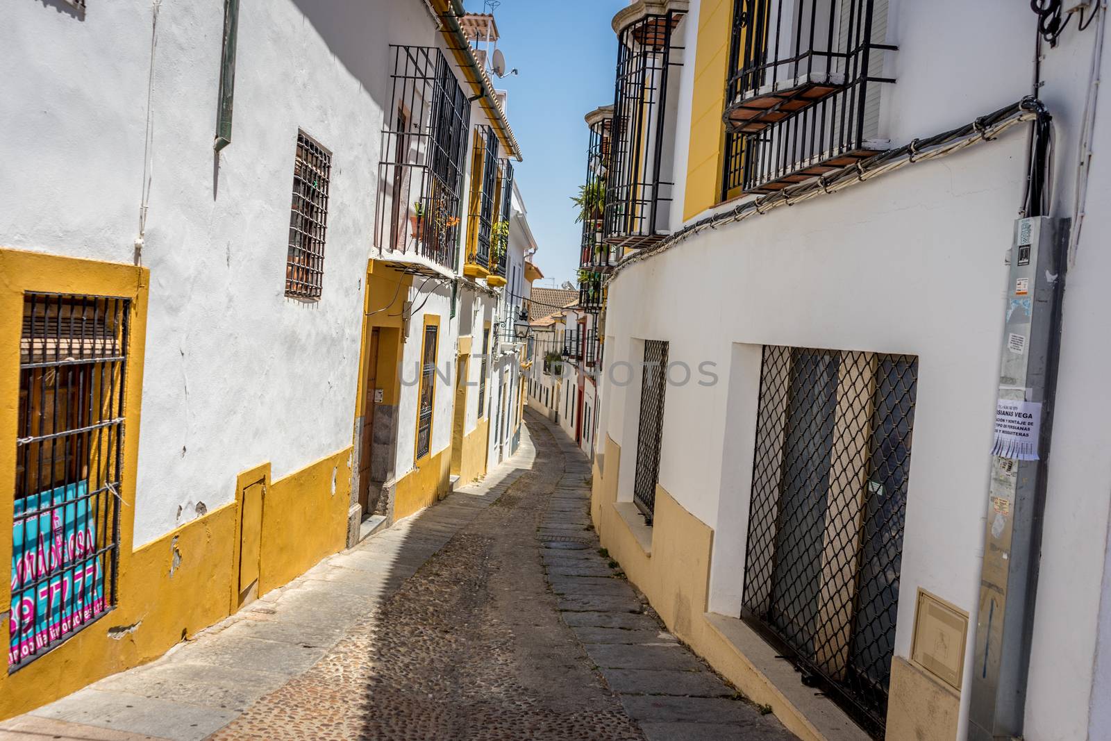 Cordoba, Spain - June 20 : The empty streets of Cordoba on June  by ramana16