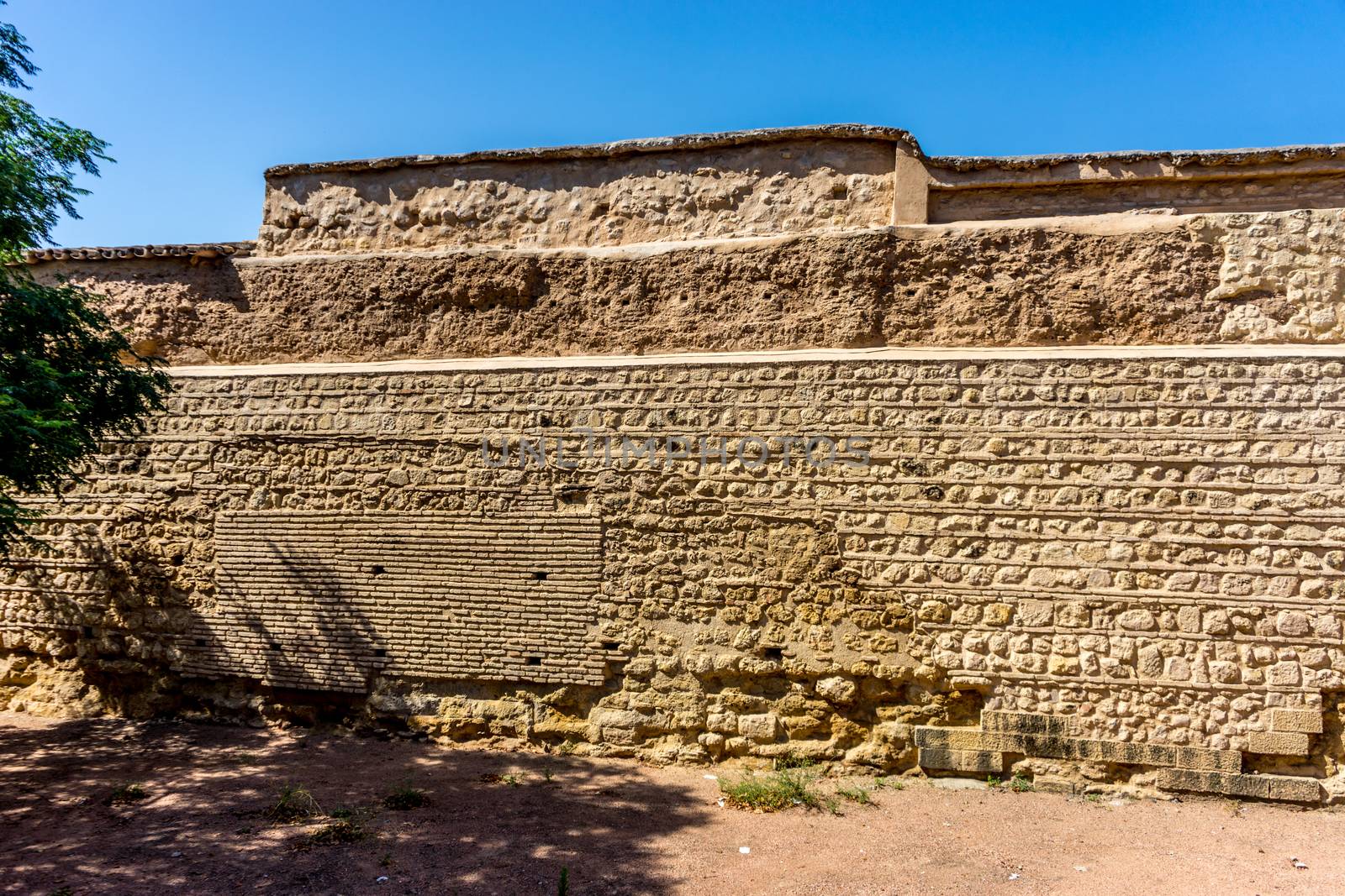 Ancient ruin wall in the city of Cordoba, Spain, Europe by ramana16