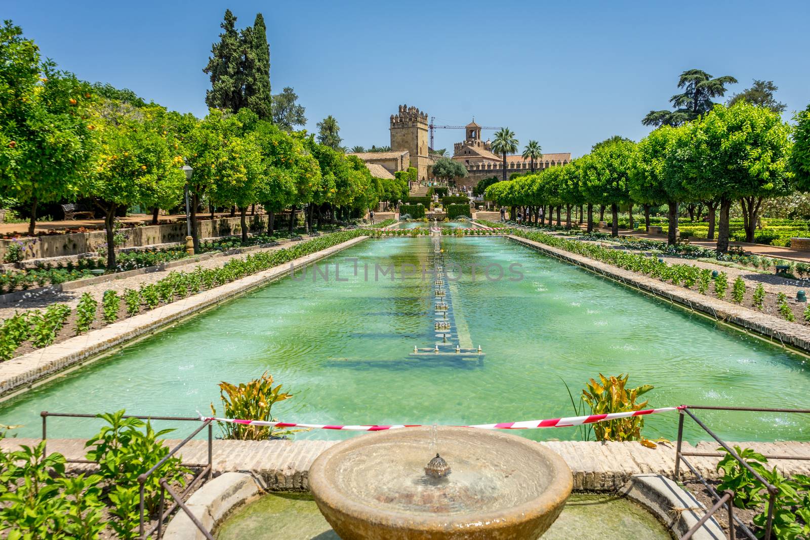 Alcazar de los Reye Cristianos in Cordoba, Spain.