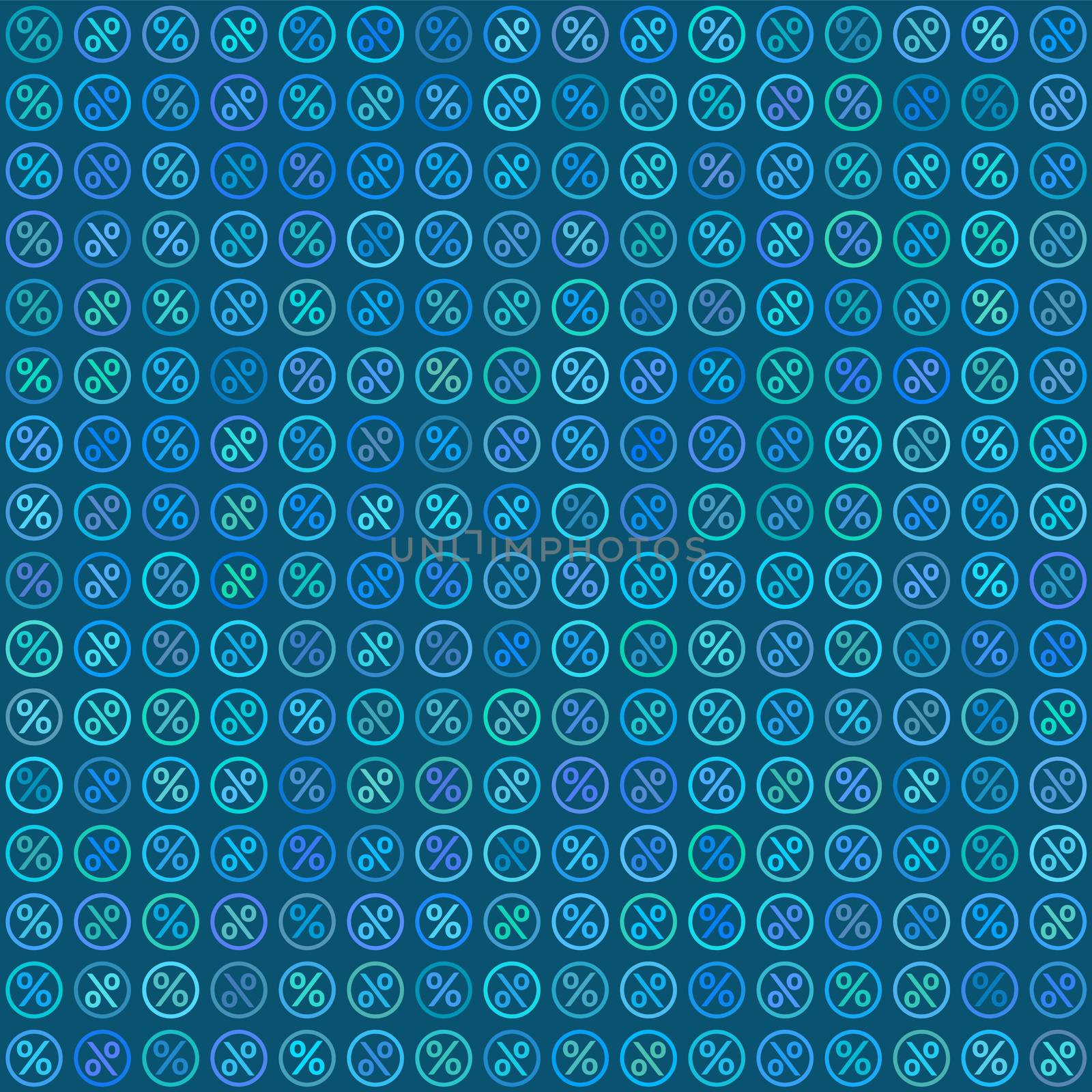 Percent seamless business background. Discount illustration. Economic finance promotion pattern