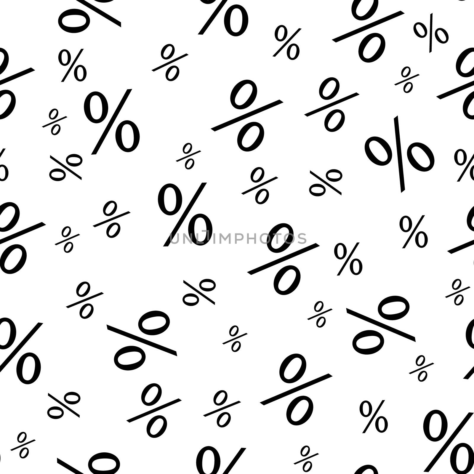 Percent seamless business background. Discount illustration. Economic finance promotion pattern