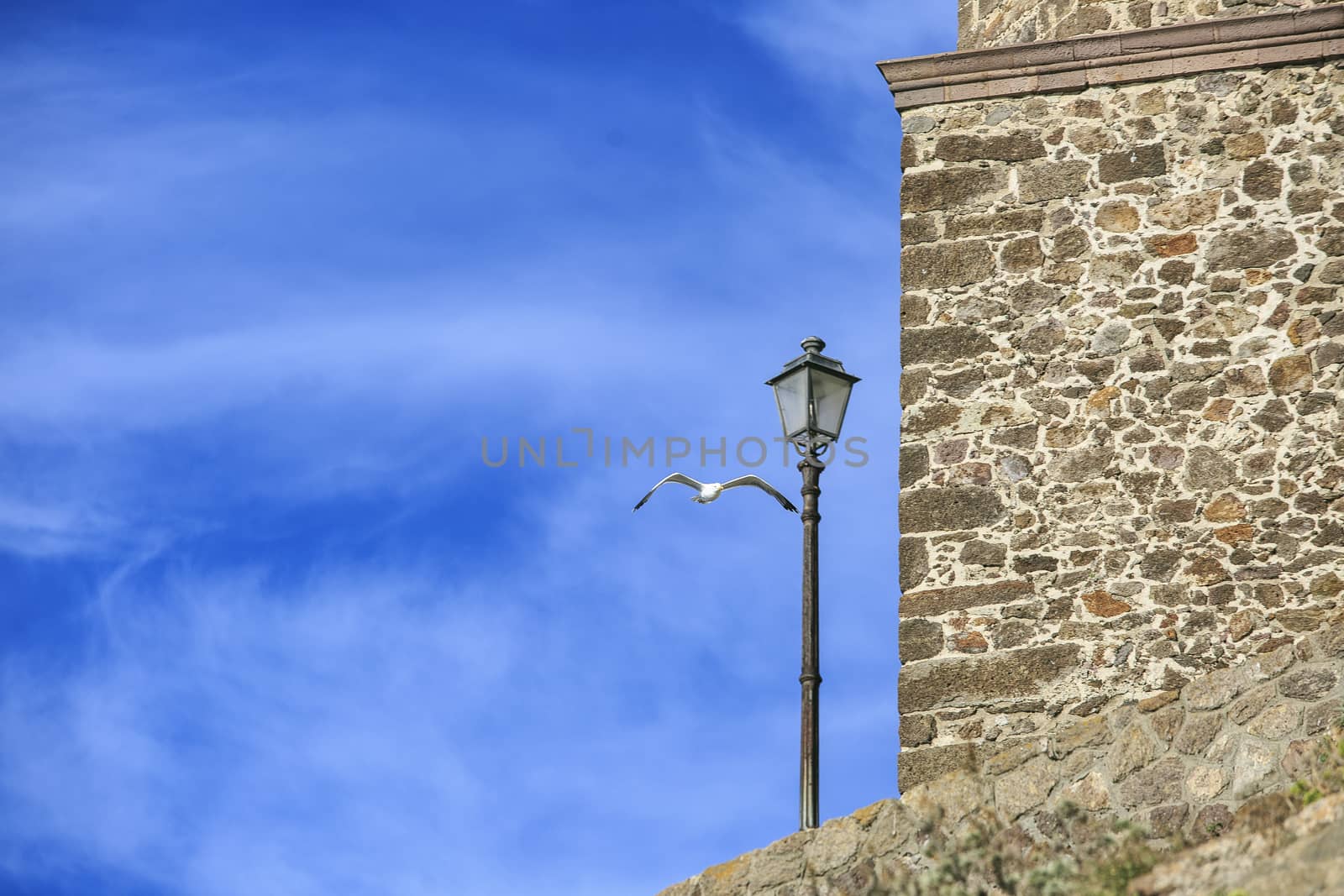 Castelsardo town sited in Sardinia , Italy