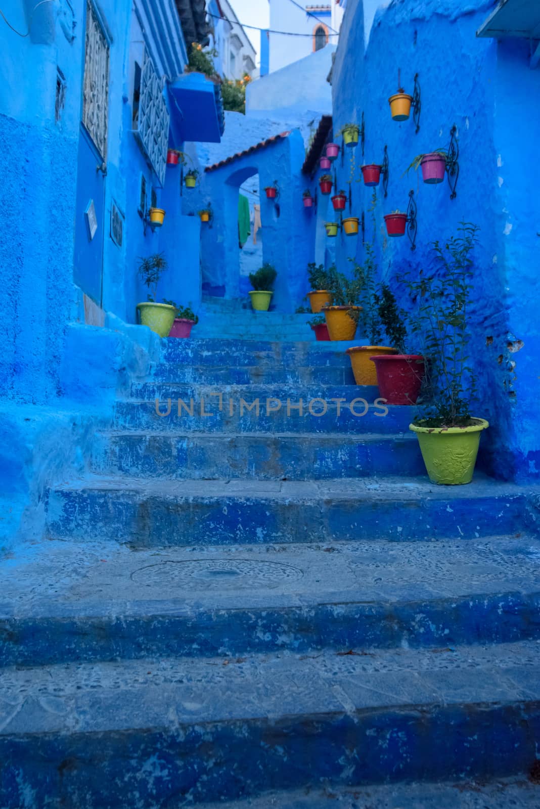 Chefchaouen, the blue city in the Morocco. by johnnychaos