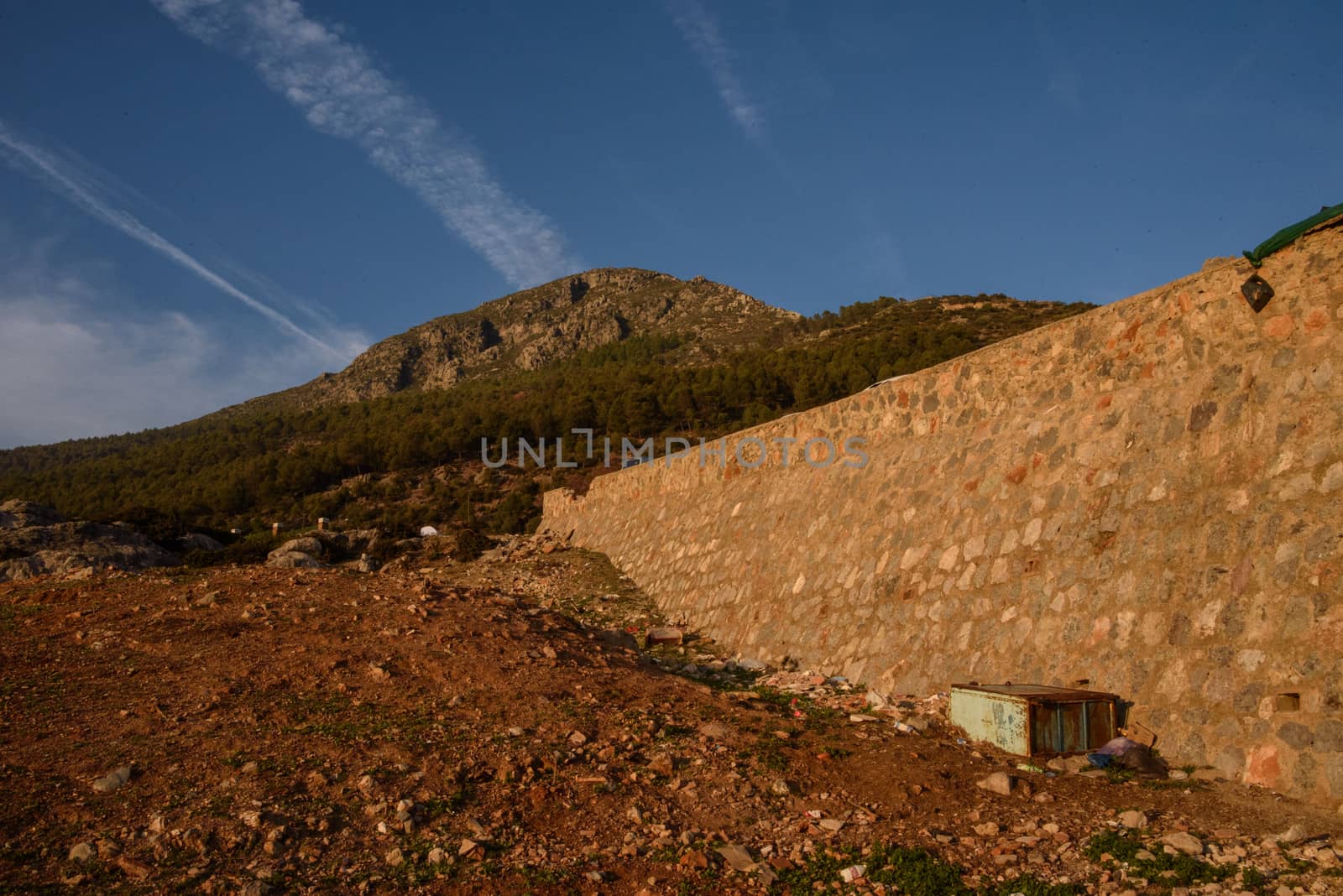 Mountains around Chefchaouen, Morocco. by johnnychaos