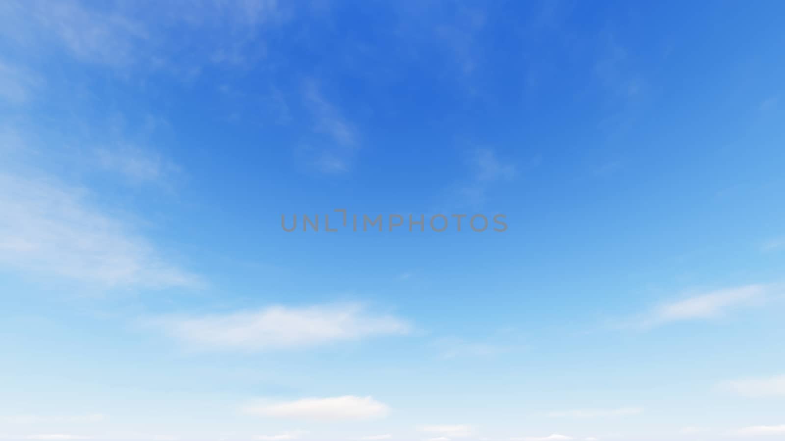 Cloudy blue sky abstract background, blue sky background with tiny clouds, 3d illustration