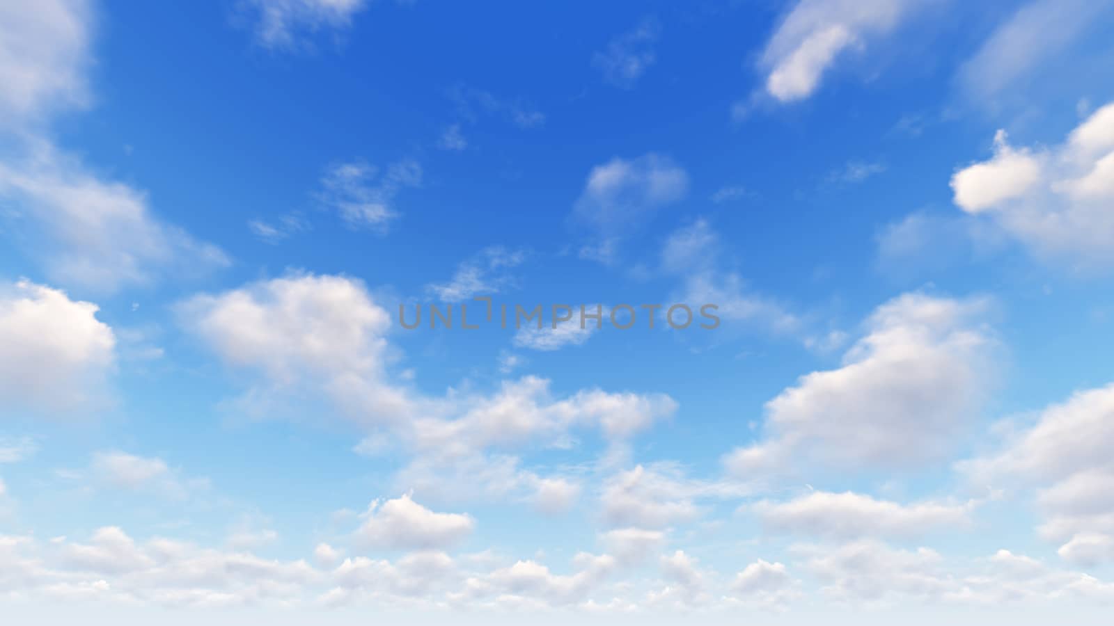 Cloudy blue sky abstract background, blue sky background with tiny clouds, 3d illustration