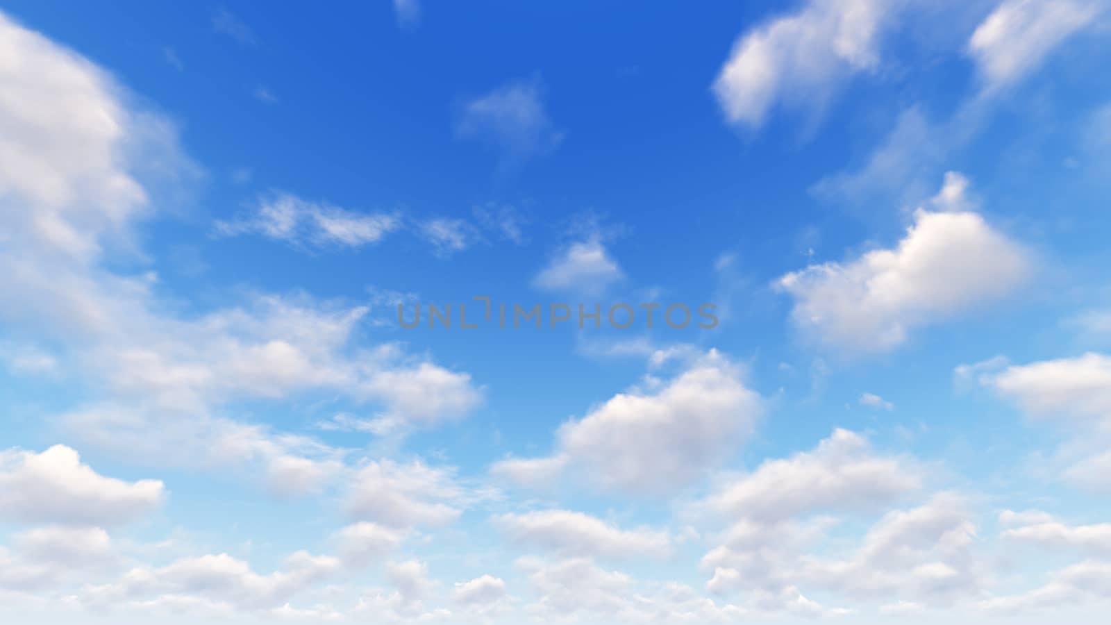 Cloudy blue sky abstract background, blue sky background with tiny clouds, 3d illustration