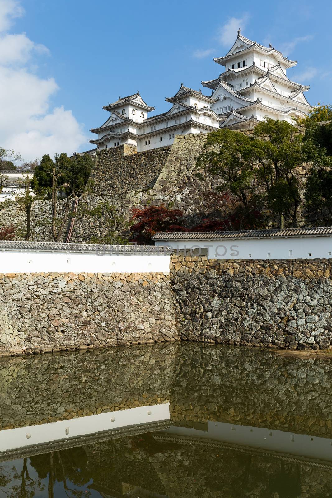 Himeji castle in Japan by leungchopan