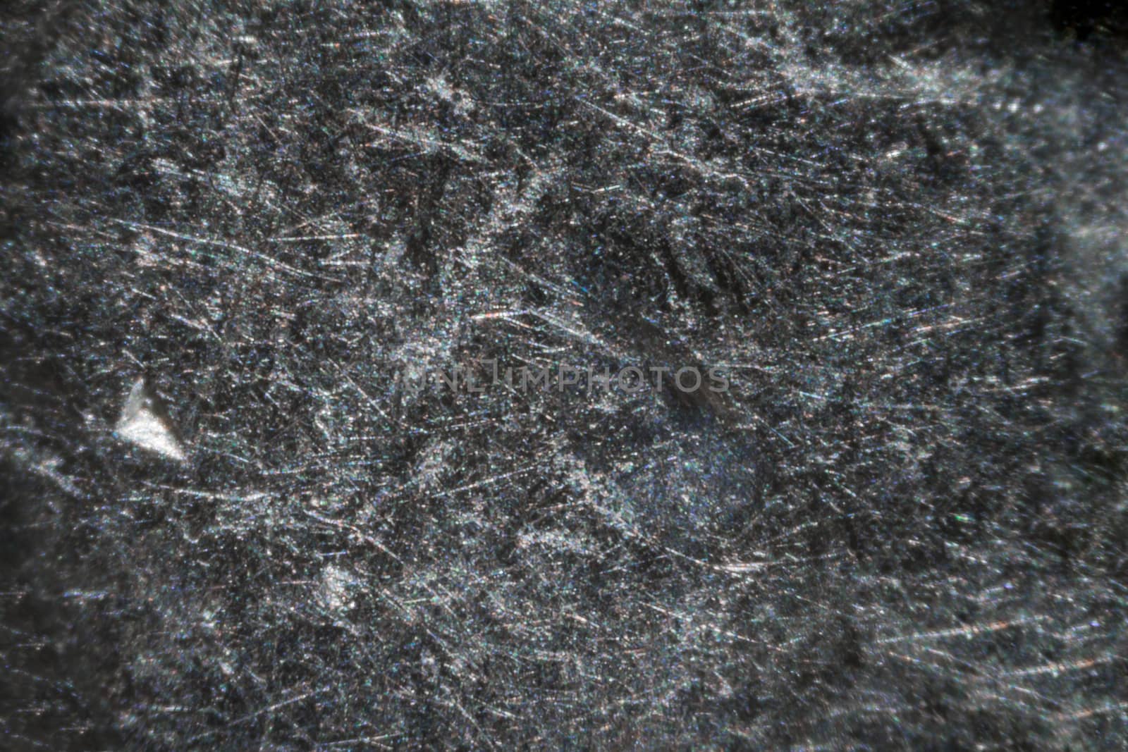 Israeli 1 Shekel coin under the microscope. Closeup macro photography.
