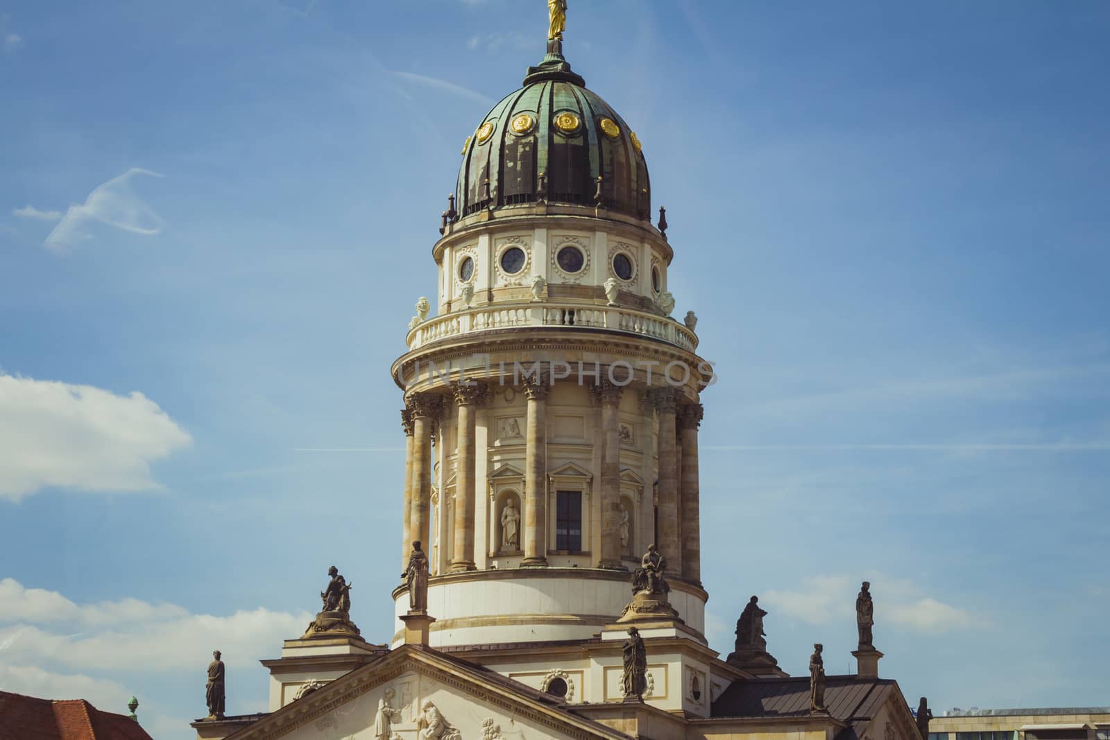 The French cathedral in the city of berlin.