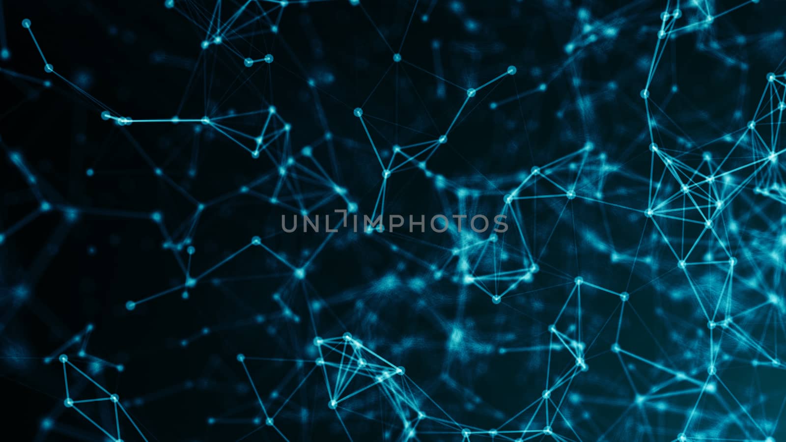 Abstract connected dots. Digital backdrop by nolimit046