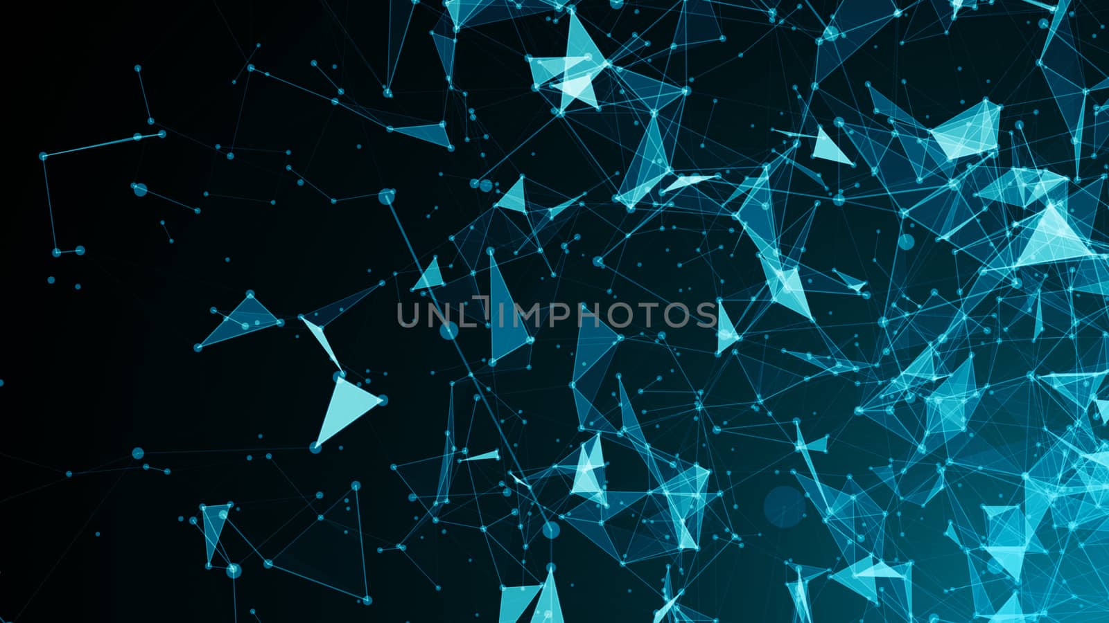 Abstract connected dots. Digital backdrop by nolimit046