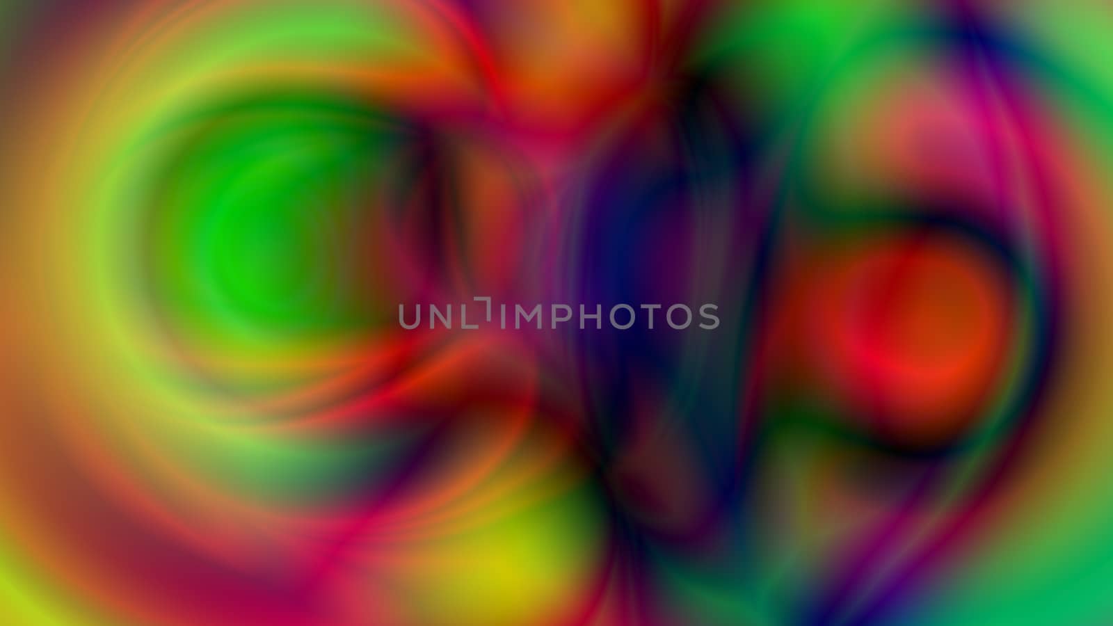 Abstract psychedelic multicolored background. Digital backdrop. 3d rendering