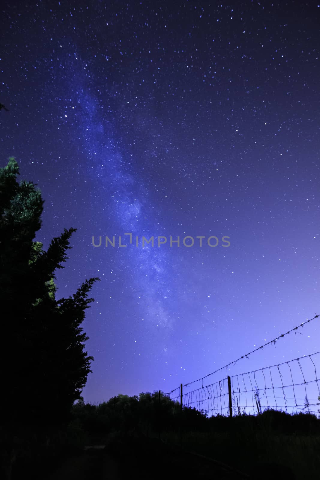 Milkyway in the sky of Sardinia, Italy
