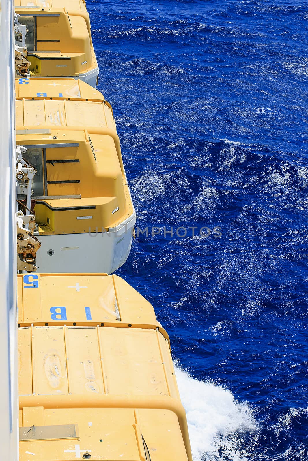 Detail of interior  of a cruise ship