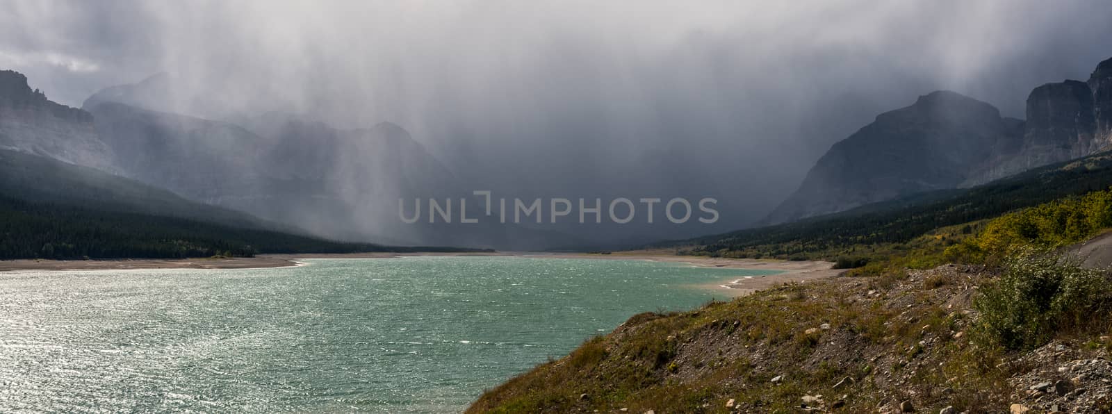 Storm clouds gathering over Lake Sherburne by phil_bird