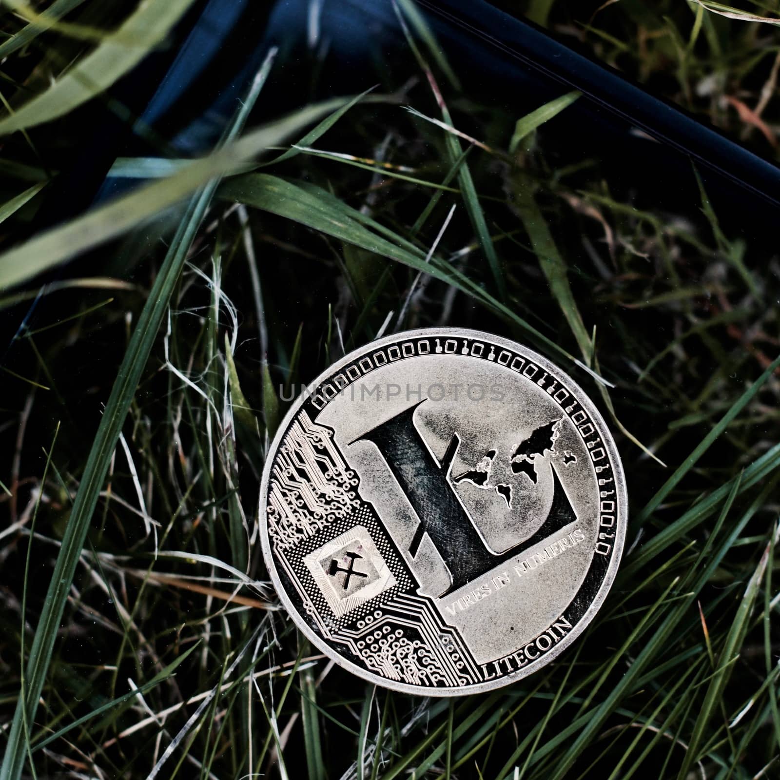 Cryptocurrency Litecoin Coin by adriantoday
