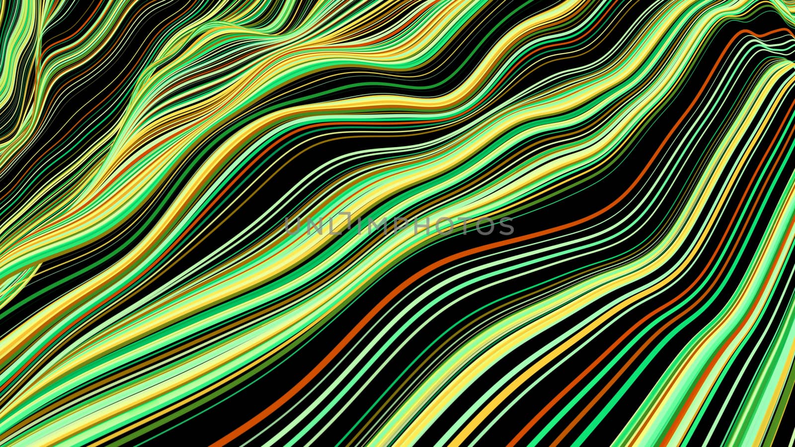Abstract background with colorful wavy lines by nolimit046