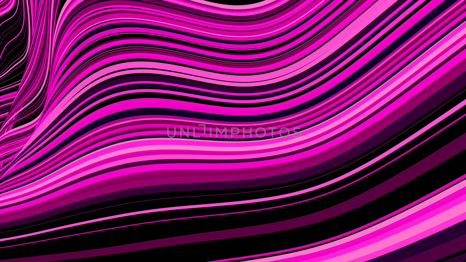 Abstract background with colorful wavy lines. 3d rendered