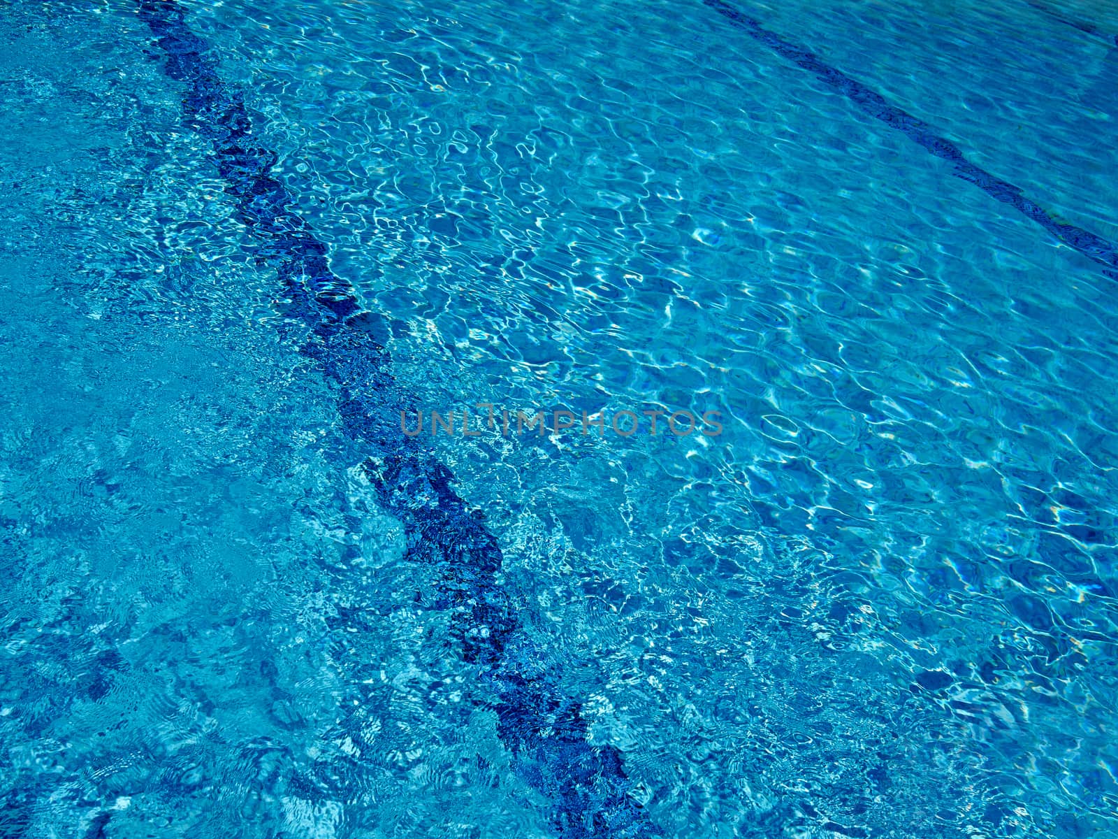 Blue ripples in the  water of a  swimming pool great summer fun vacation image