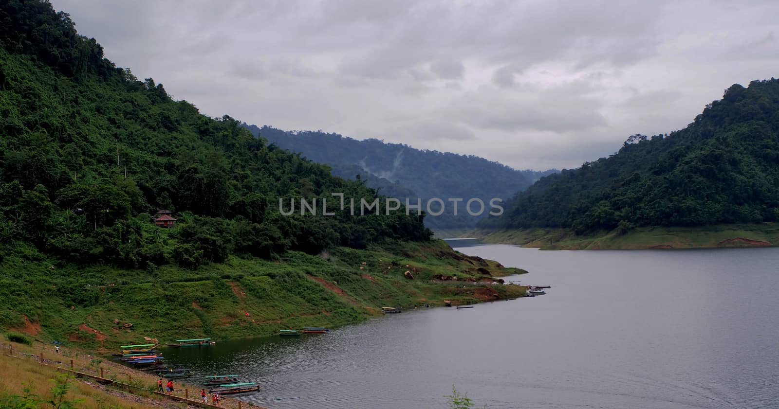 The Mountain and The river in Thailand