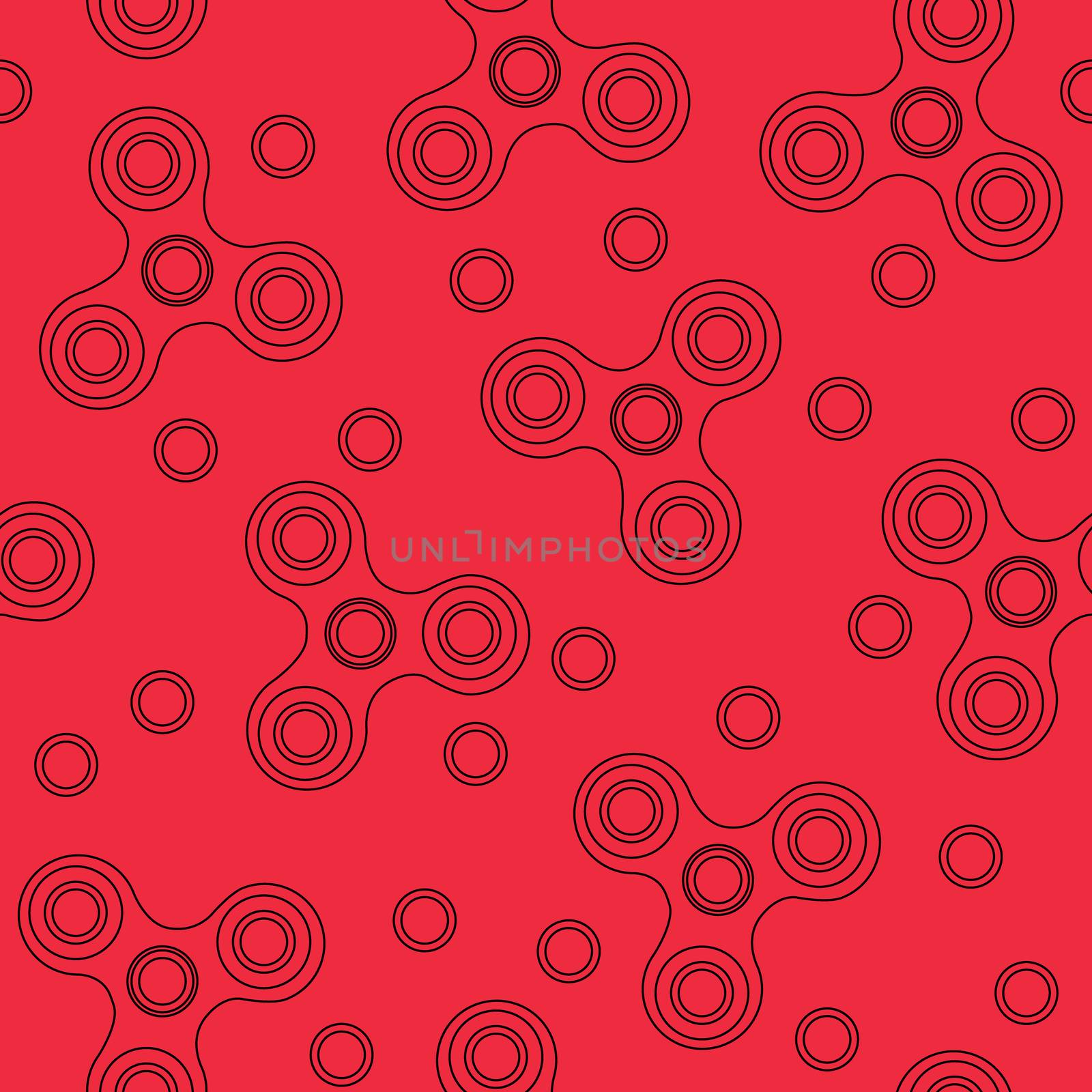 Spinner pattern - background with toy for stress relief and improvement of attention span. Hand fidger spinners bg.