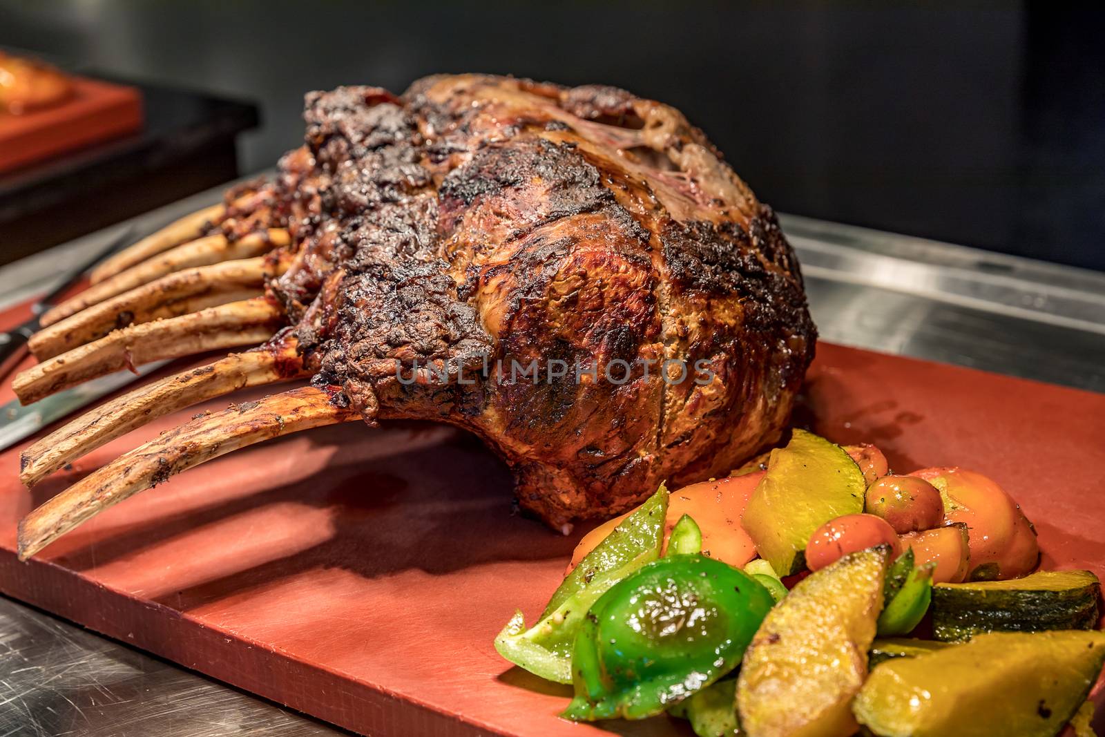 Carving prime rib wagyu by vichie81