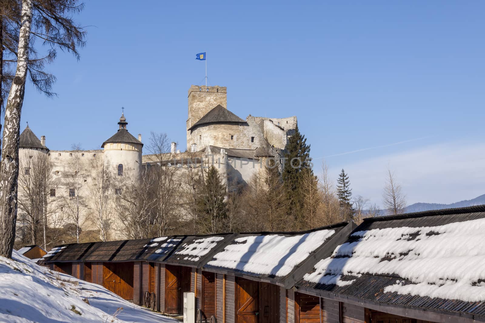 Niedzica castle in Poland, Europe.