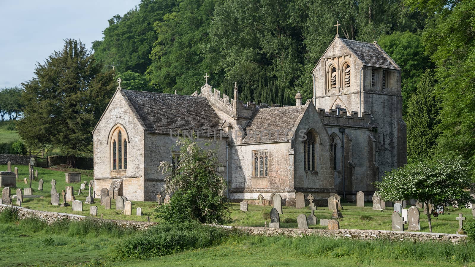 English village church by alan_tunnicliffe