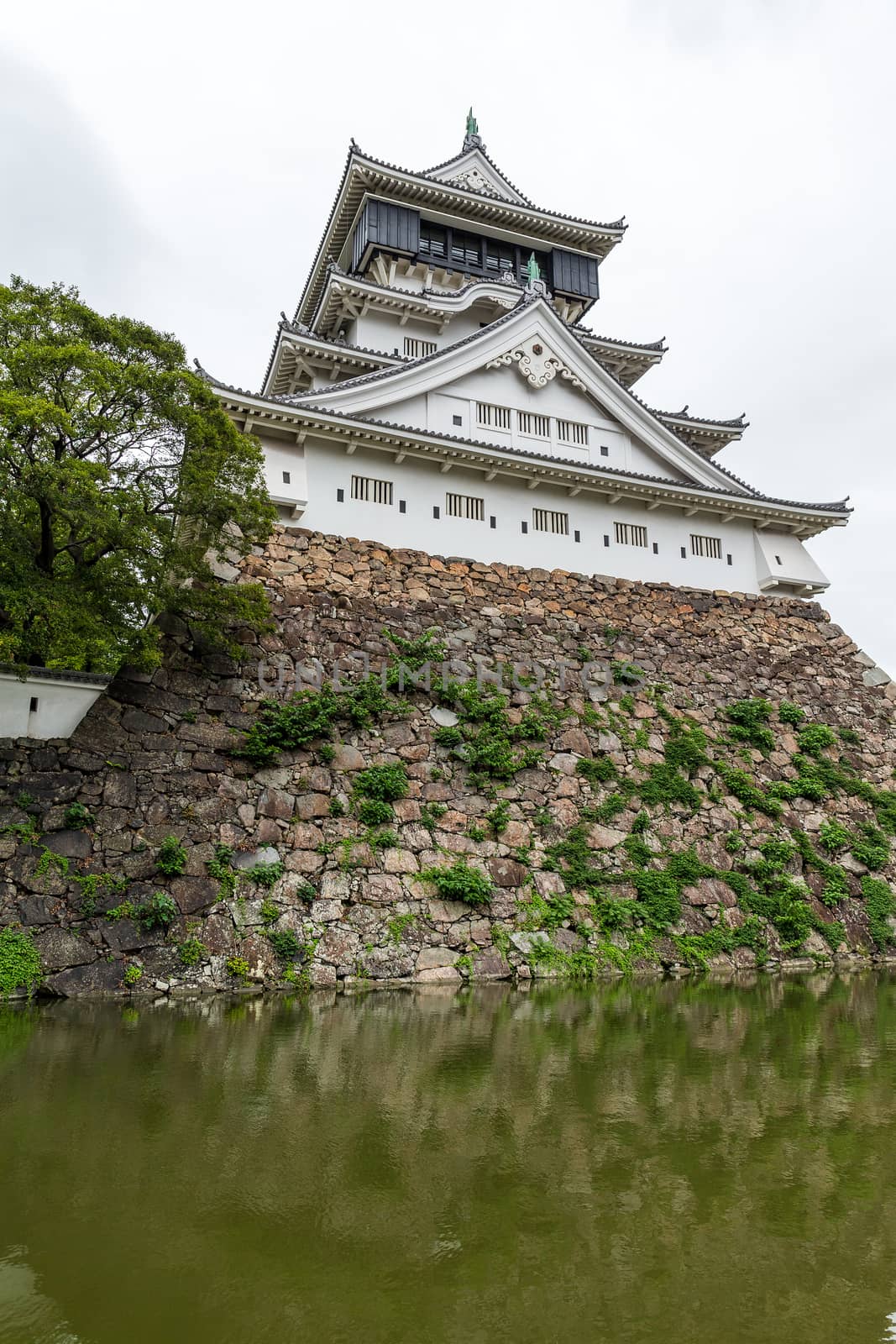 Traditional Japanese Kokura Castle by leungchopan