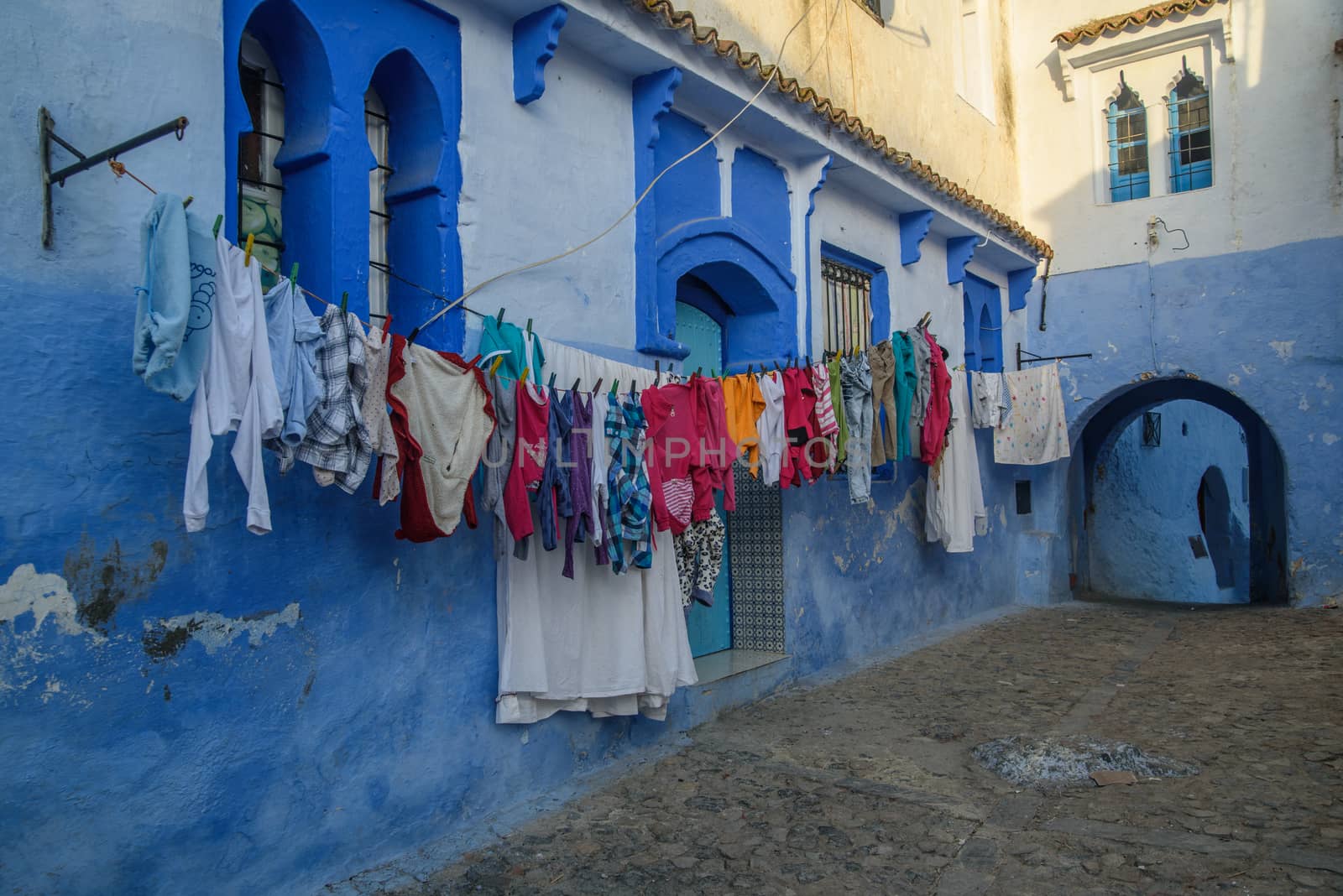 Chefchaouen, the blue city in the Morocco. by johnnychaos