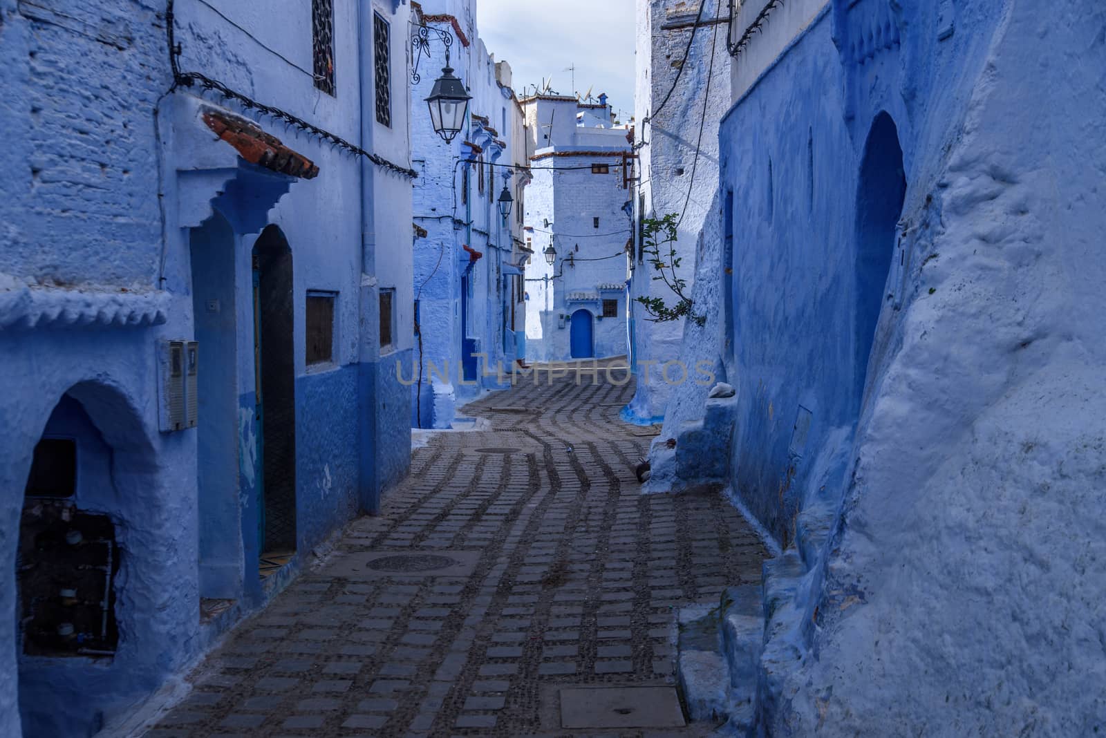 Chefchaouen, the blue city in the Morocco. by johnnychaos