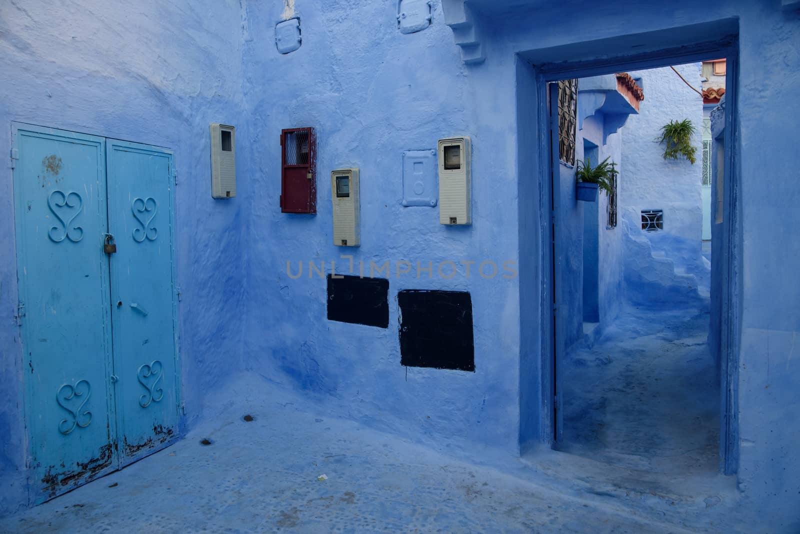 Chefchaouen, the blue city in the Morocco. by johnnychaos