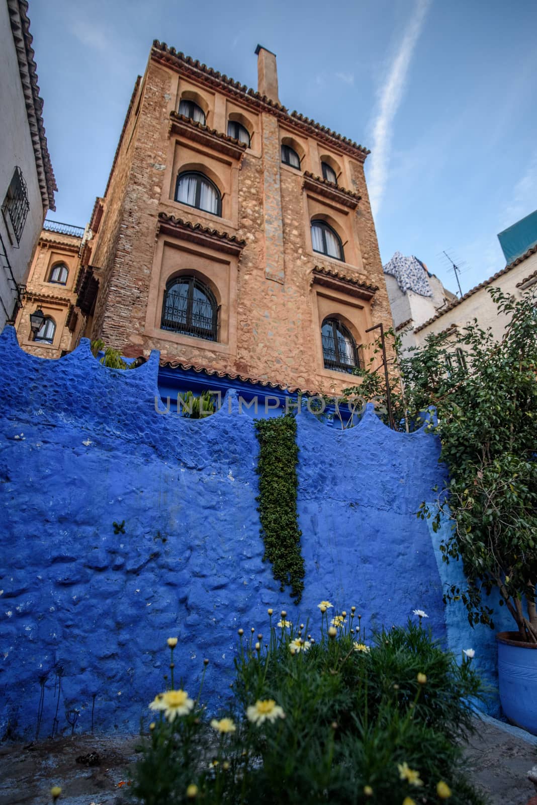 Chefchaouen, the blue city in the Morocco is a popular travel destination