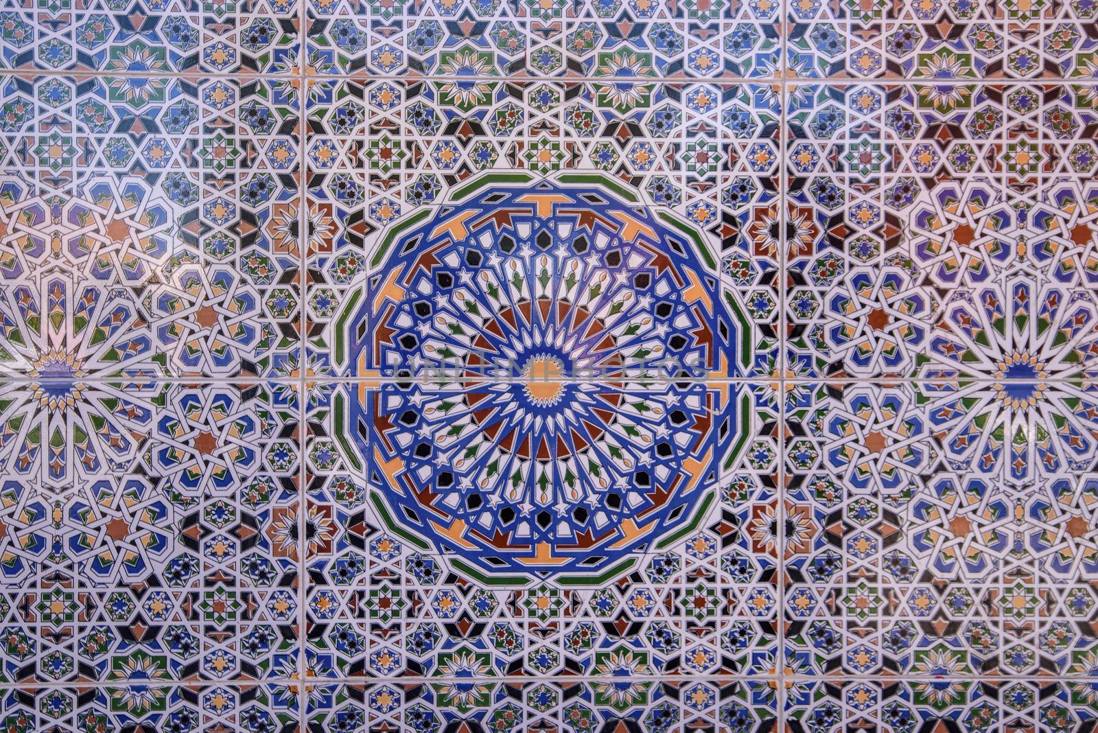 Moroccan mosaic, Marrakesh, Morocco by johnnychaos