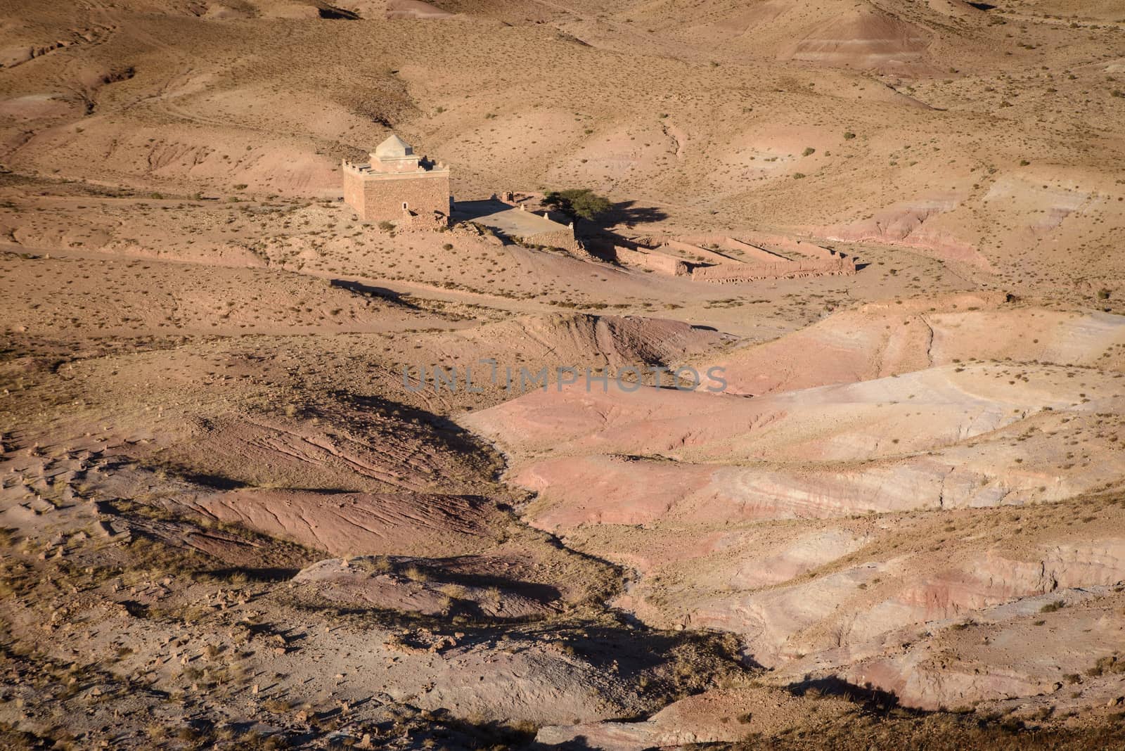 Kasbah Ait Benhaddou in the Atlas Mountains of Morocco by johnnychaos