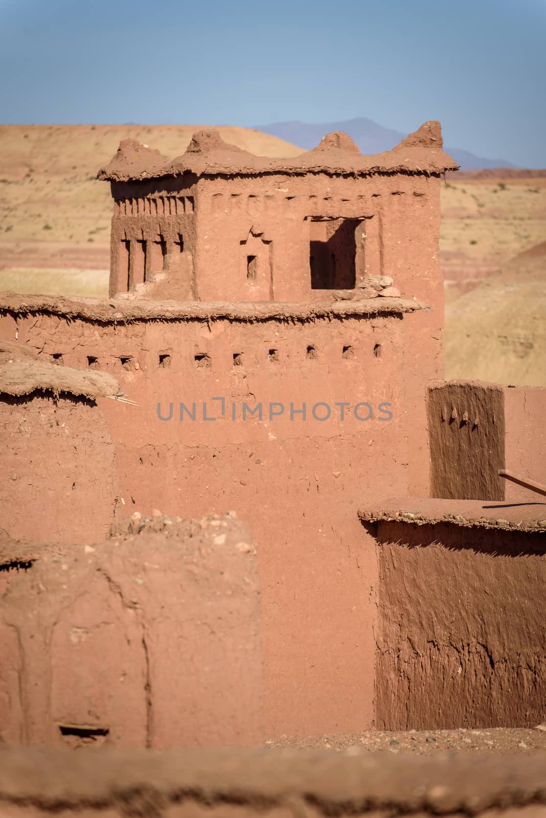 Kasbah Ait Benhaddou in the Atlas Mountains of Morocco by johnnychaos