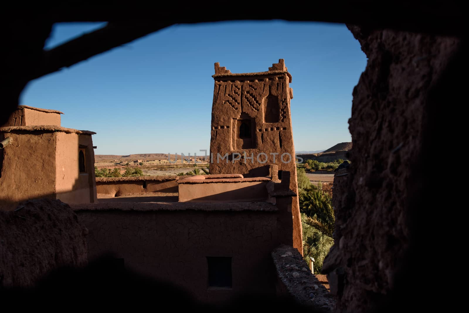 Kasbah Ait Benhaddou in the Atlas Mountains of Morocco by johnnychaos