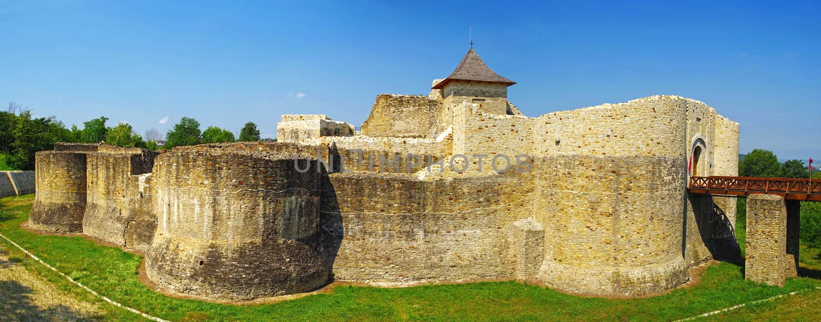 Interesting place, medieval ruins of Suceava fortress, being built in  14th century.