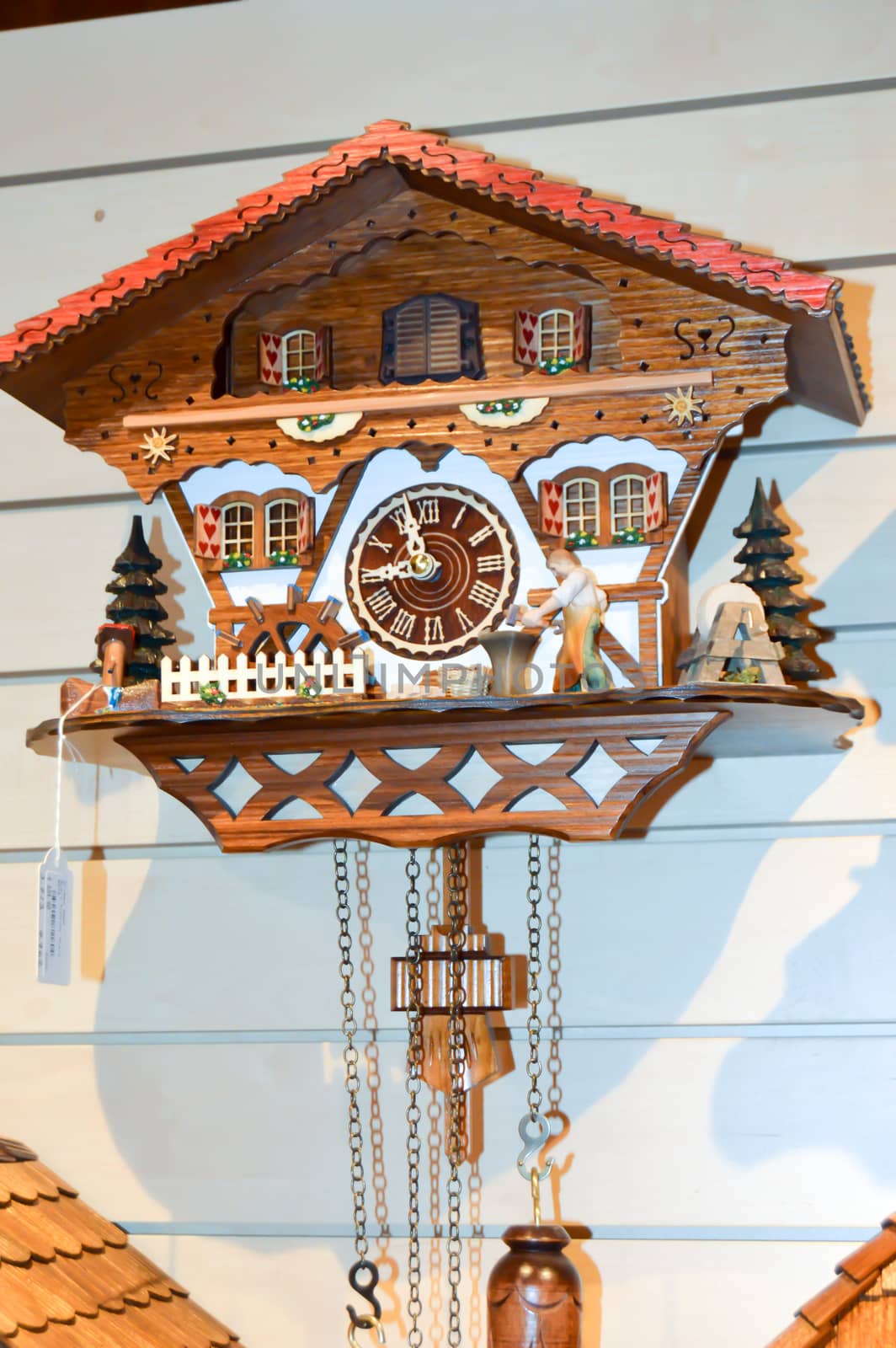 Cuckoo clock in the black  by Philou1000