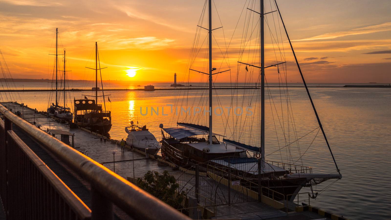 Dawn in the Seaport by Multipedia