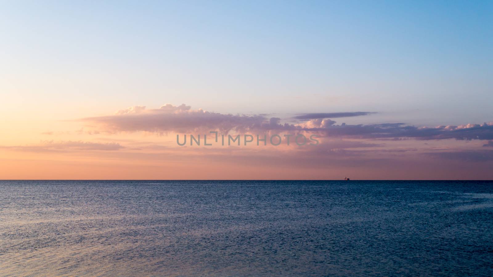 Summer Morning by the Sea in Odessa city Ukraine