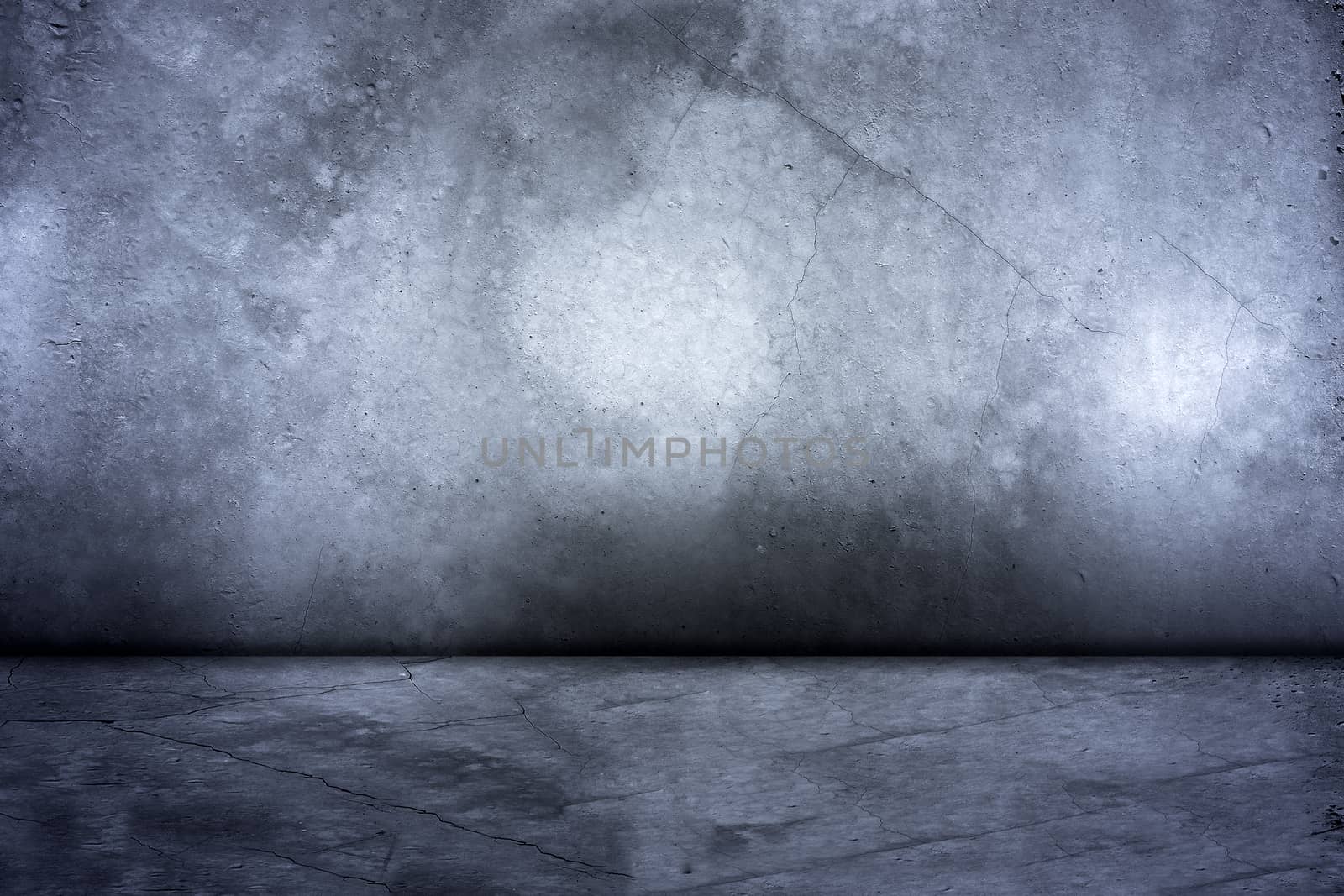 Gray-blue concrete background. 3d illustration by cherezoff