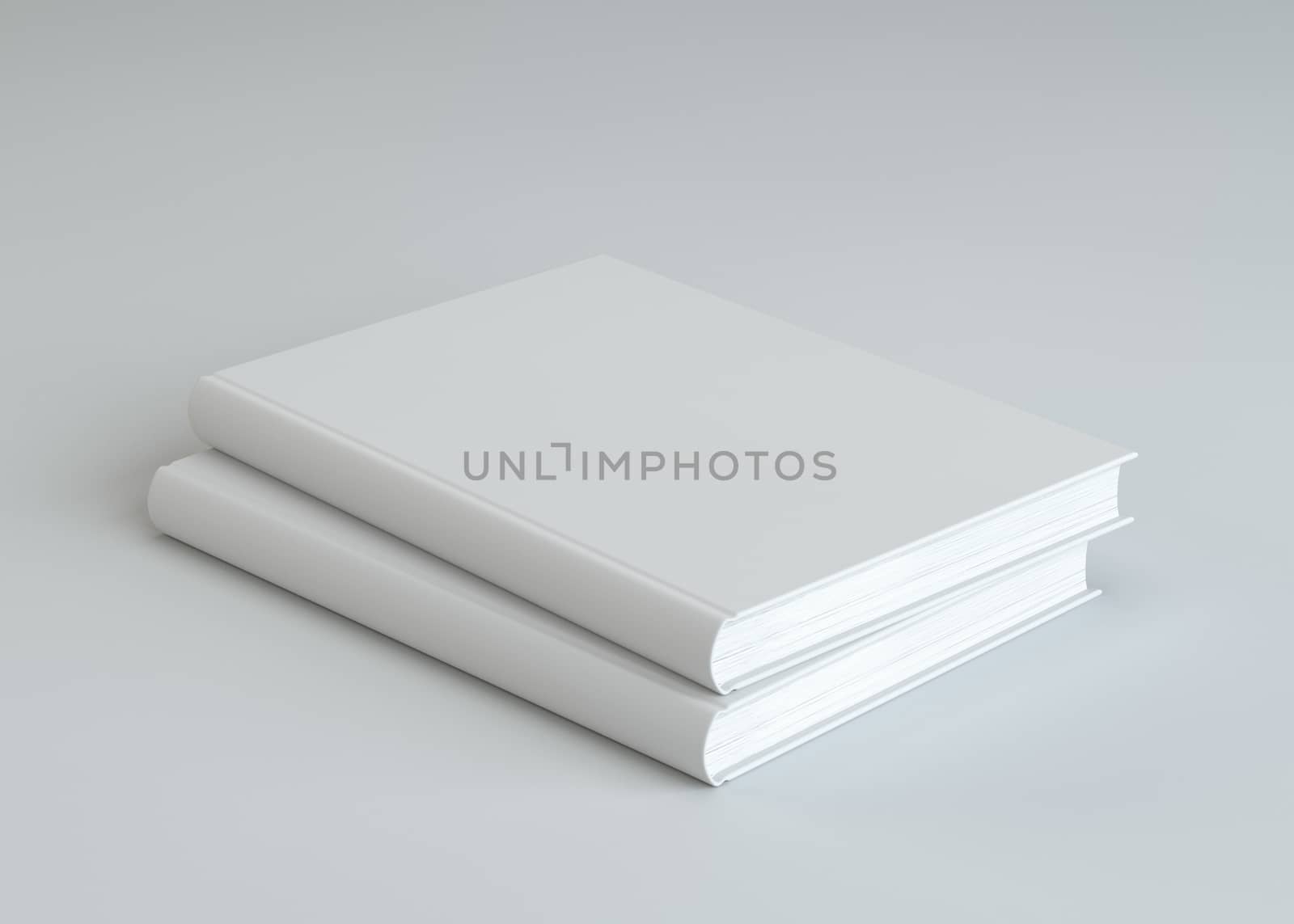 Two empty white books by cherezoff