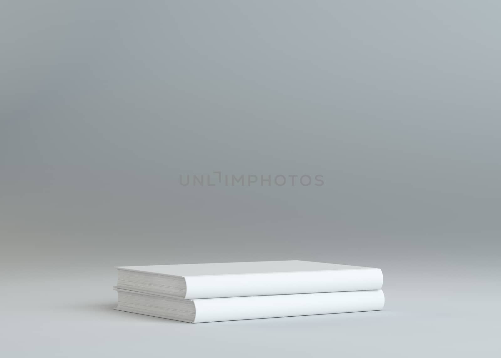 Two empty white books by cherezoff