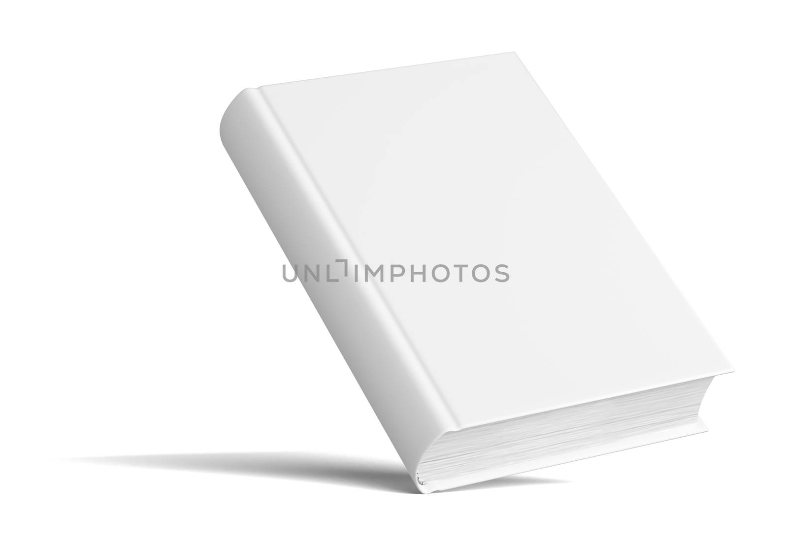 Blank Book With Shadows. Mock Up Template by cherezoff