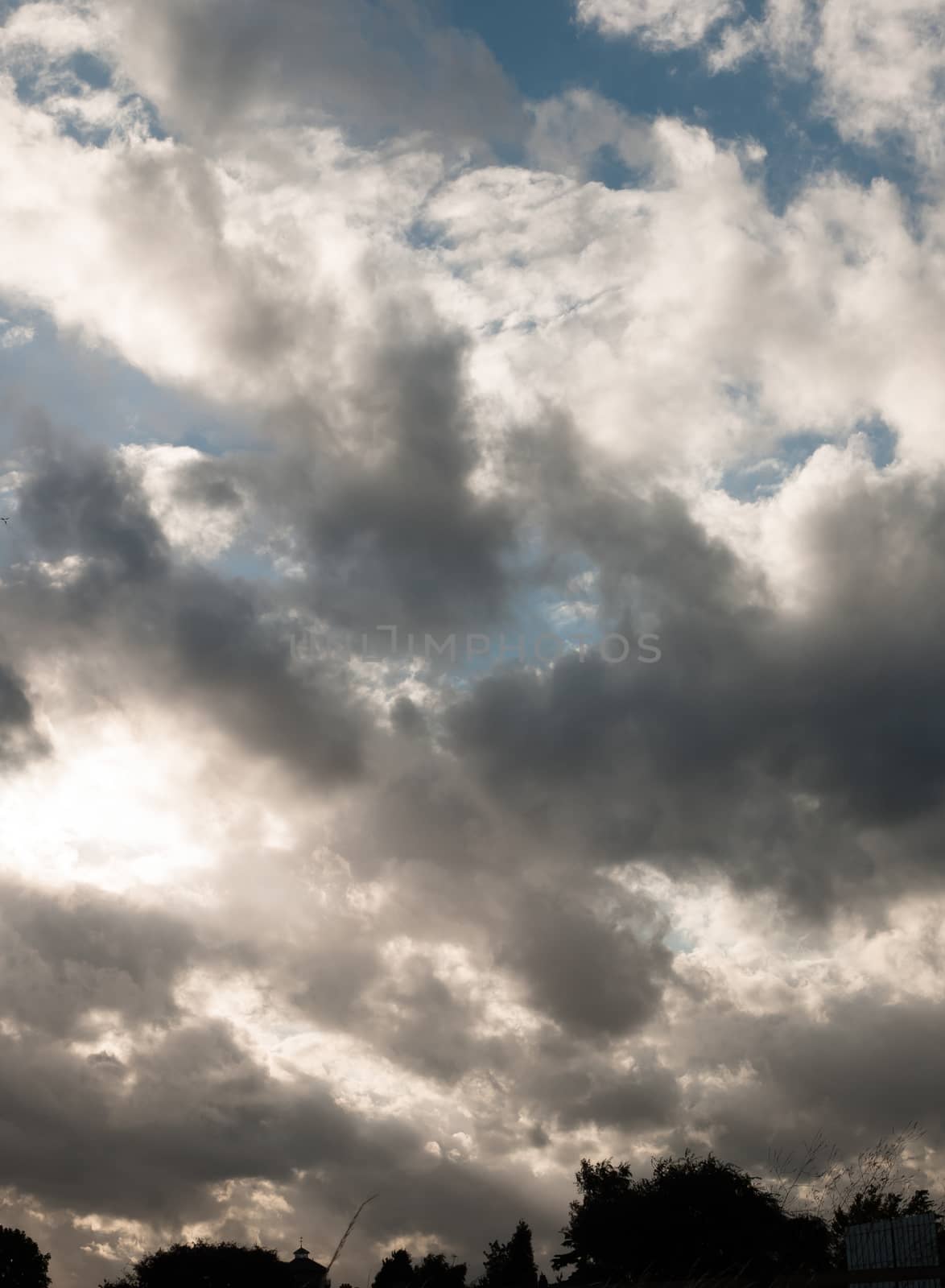 unique cloudy sky background up above the heavens; UK