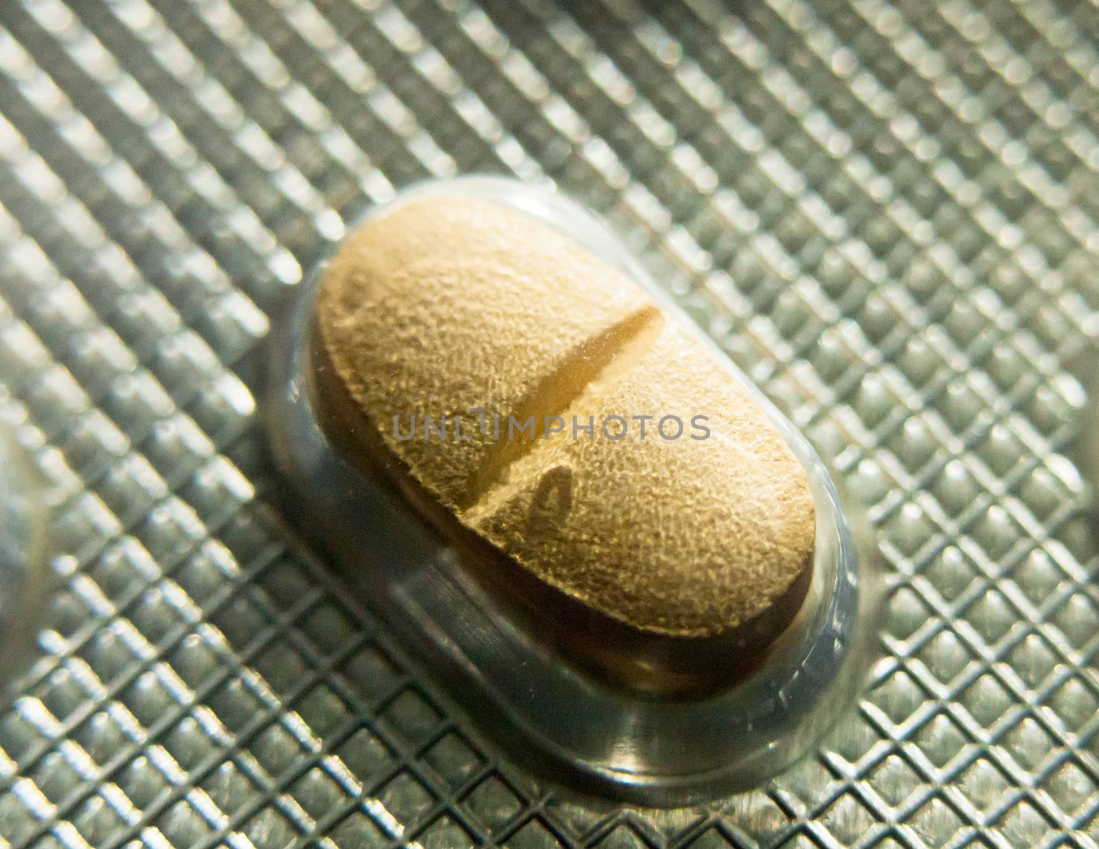 yellow pill in foil packet unopened for depression; UK