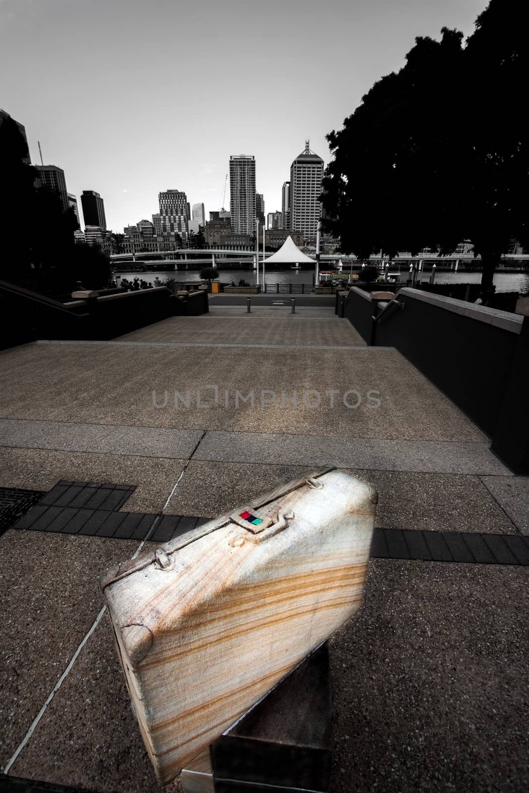 Suitcase in Brisbane Queensland Australia by Makeral